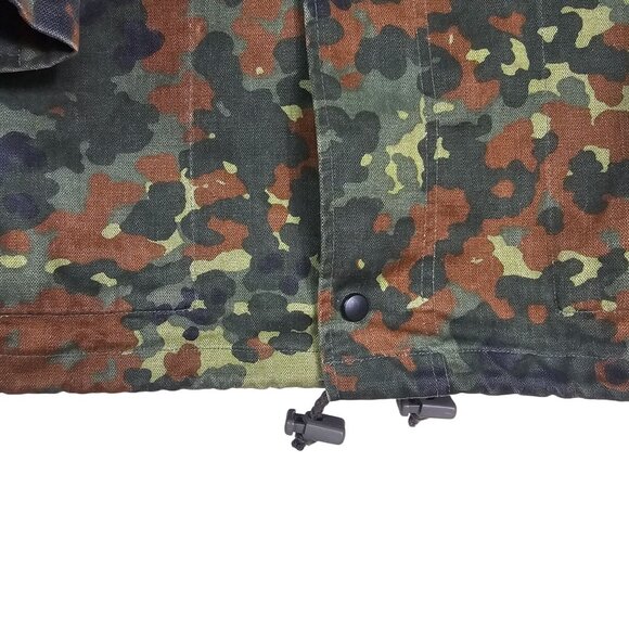 VTG German Military Jacket Mens S Flecktarn Camo Parka Army Field Coat 1993 - Picture 5 of 15